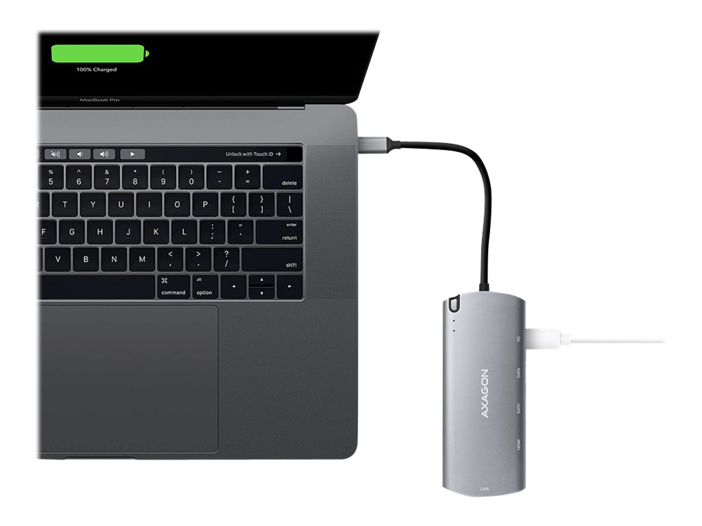 AXAGON SuperSpeed USB-C Combo 6in1 Hub | HMC-6M2 - Image 23