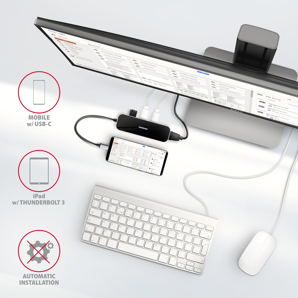 AXAGON SuperSpeed USB-C Combo 6in1 Hub | HMC-6H4A - Image 6