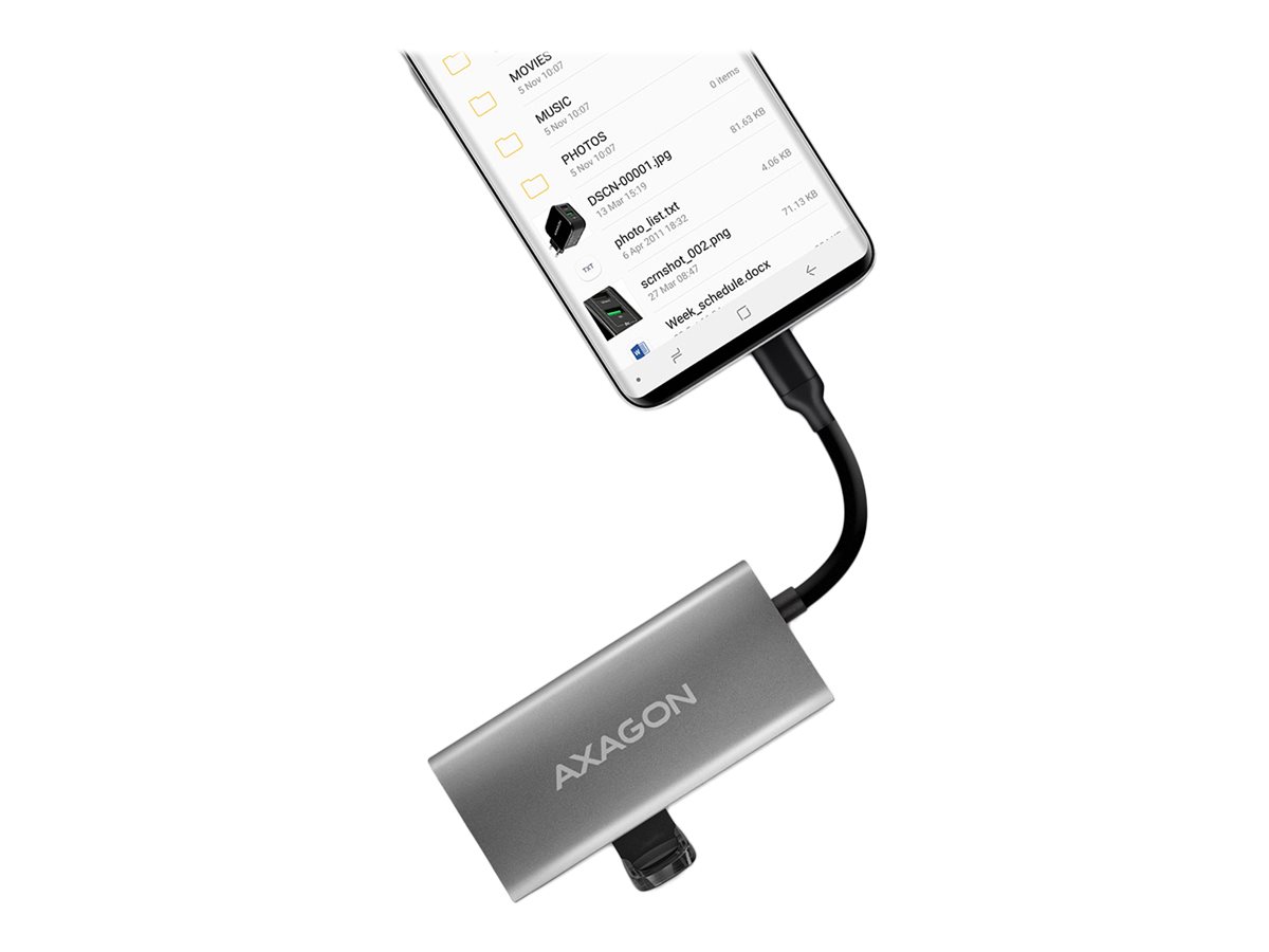 AXAGON SuperSpeed USB-C 10 Gbps SPEEDSTER 4 Hub | HMC-4G2 - Image 6