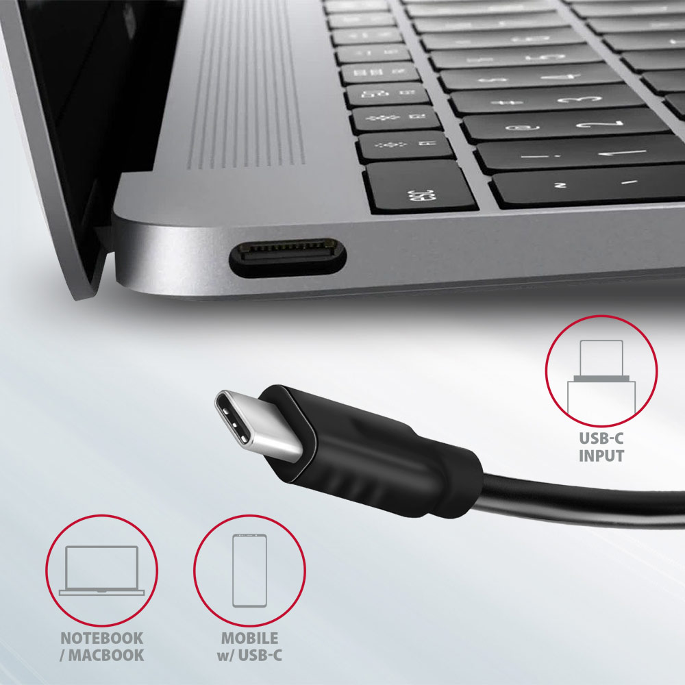 AXAGON SuperSpeed USB-C 10 Gbps SPEEDSTER 4 Hub | HMC-4G2 - Image 11