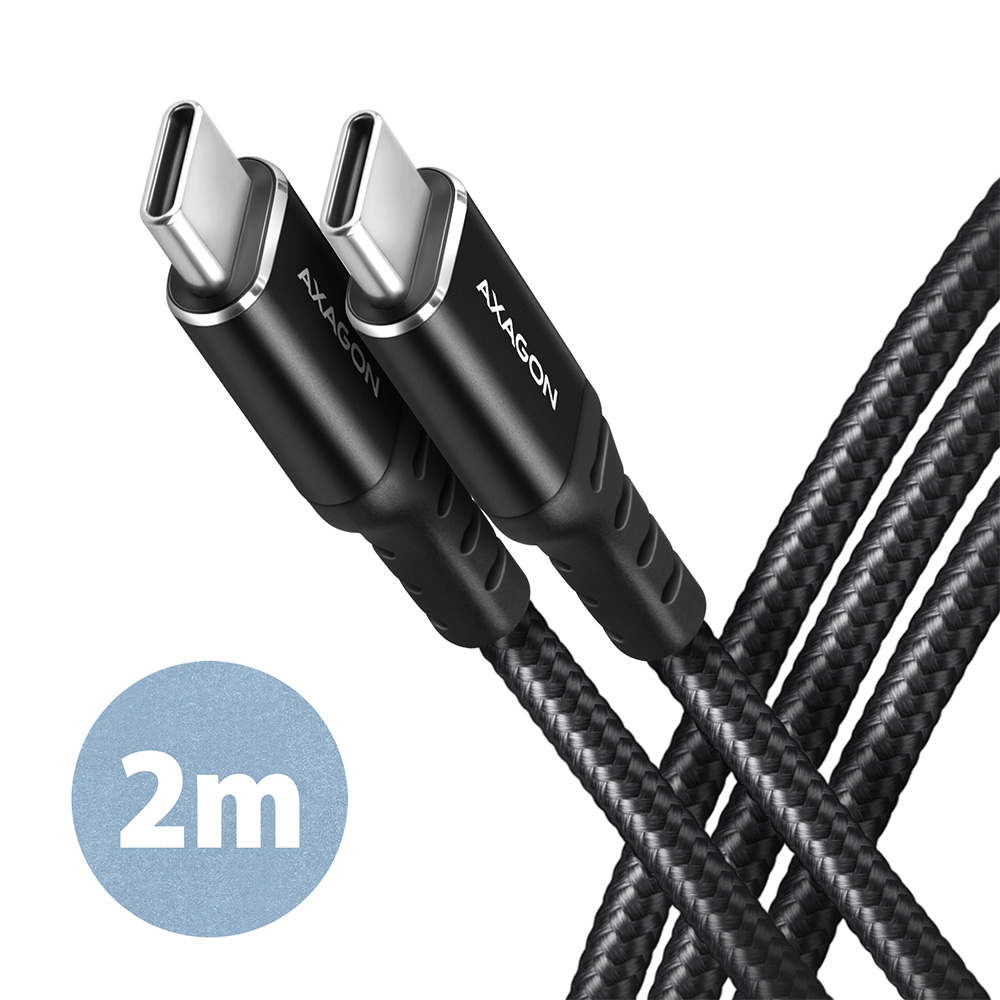 AXAGON | Data and charging cable, 2 m | BUCM-CM20AB | USB Type C to USB Type C
