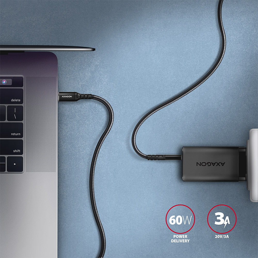 AXAGON | Data and charging cable, 2 m | BUCM-CM20AB | USB Type C to USB Type C - Image 6