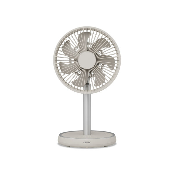 Duux Fan | Rize Flex | Stand Fan | Greige | Diameter 21 cm | Number of speeds 4 | Oscillation | 10 W