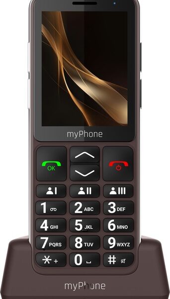 myPhone Bueno LTE Praline Collection | Brown | 2.8 " | IPS | 48 MB | 128 MB | Single SIM | MicroSD | 3G | Bluetooth | Main camera resolution 2 MP | 2000 mAh