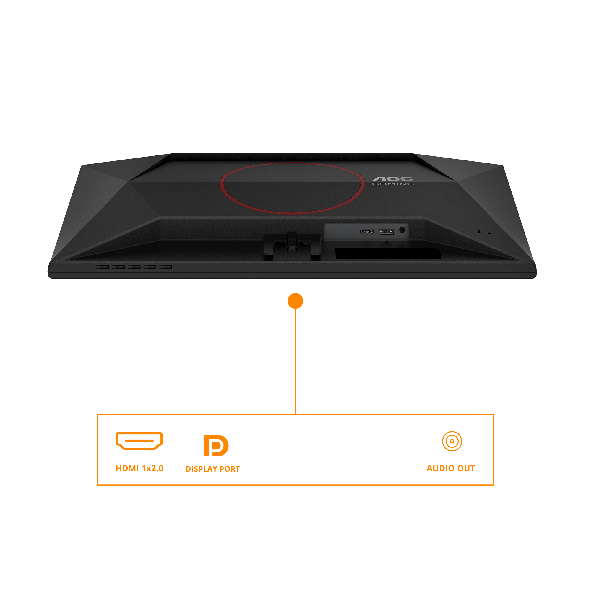 AOC | 25G42E | 25 " | IPS | FHD | 16:9 | 180 Hz | 1 ms | 1920 x 1080 pixels | 300 cd/m² | HDMI ports quantity 1 | Black - Image 8