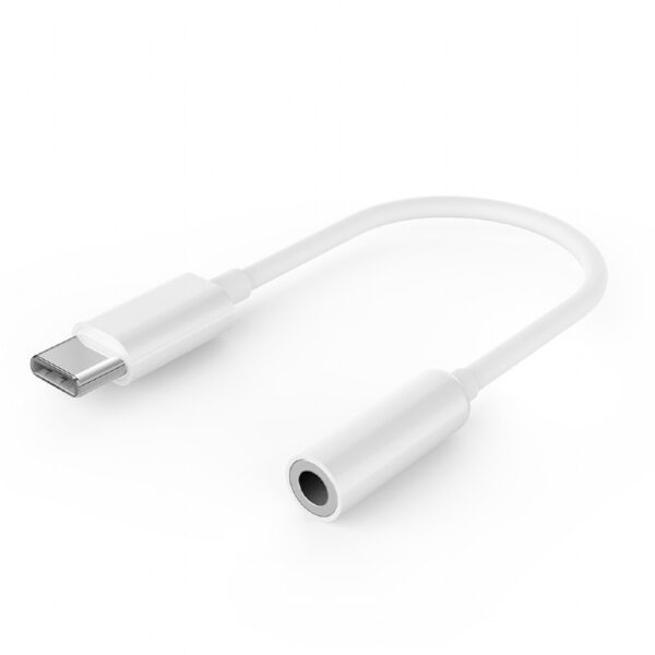 Cablexpert | USB type-C plug to stereo 3.5 mm audio adapter cable, White | A-CM-3.5F-01