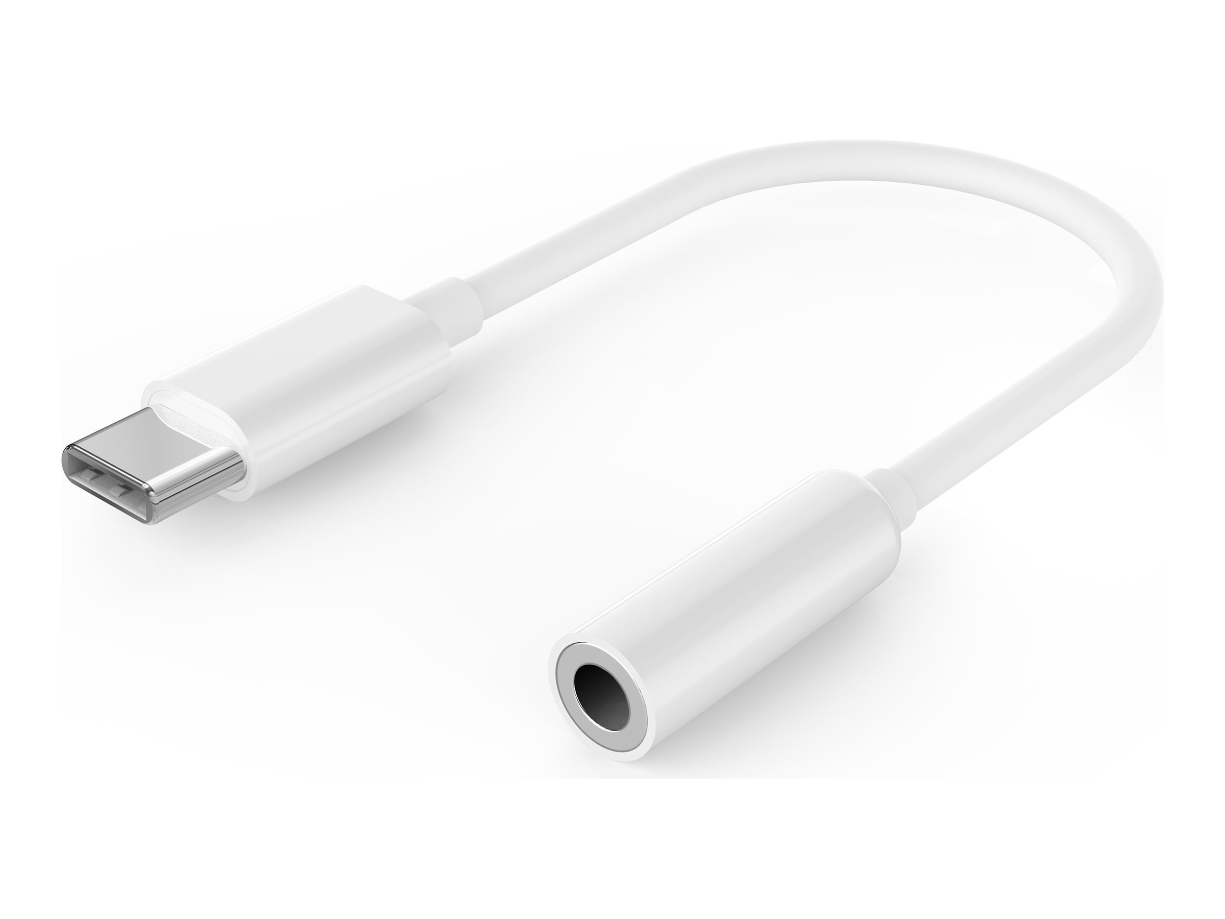 Cablexpert | USB type-C plug to stereo 3.5 mm audio adapter cable, White | A-CM-3.5F-01 - Image 2