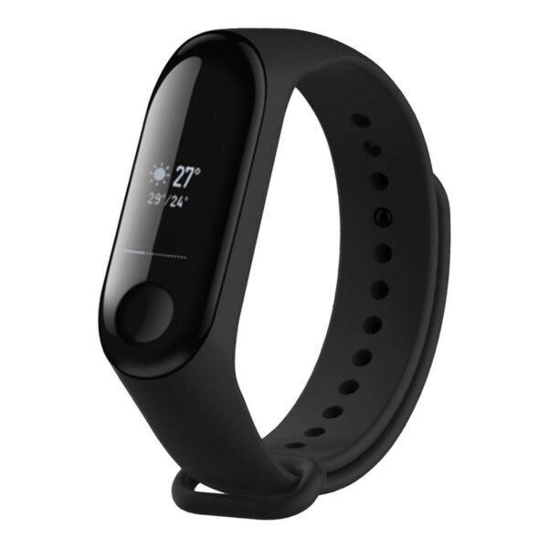 Fixed | Silicone Strap for Xiaomi Mi Band 3/4 | Black