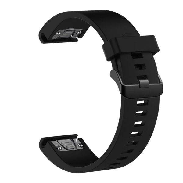 Fixed | Silicone Strap for Garmin QuickFit 20mm | Black