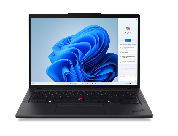 Lenovo ThinkPad T14 | Black | 14 " | IPS | WUXGA | 1920 x 1200 pixels | Anti-glare | Intel Core U7 | 155U | 16 GB | SO-DIMM DDR5 | Solid-state drive capacity 512 GB | Intel Graphics | Windows 11 Pro | 802.11ax | Bluetooth version 5.3 | LTE Quectel | 4G | Keyboard language English | Keyboard backlit | Warranty 36 month(s) | Battery warranty 12 month(s)