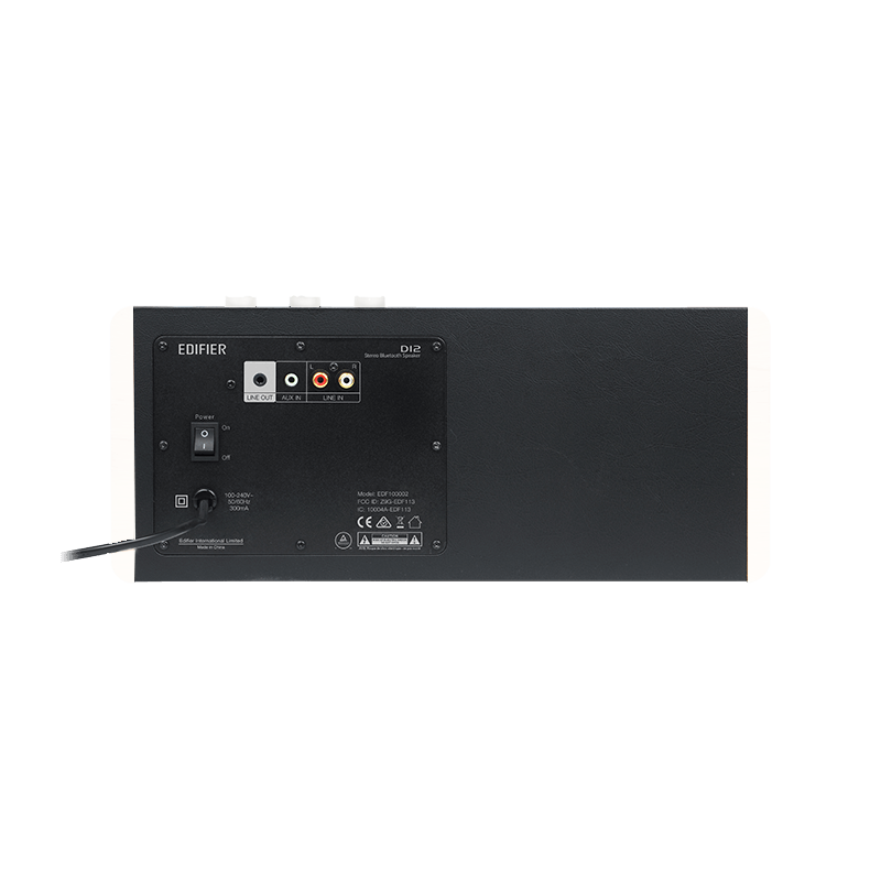 Edifier Small Powered Speaker | D12 | Bluetooth | White | Wireless connection - Image 5