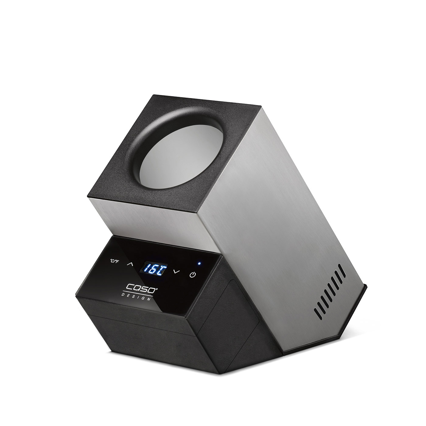 Caso | Wine Cooler | WineCase Deluxe Inox | Bottles capacity 1 | Black/Silver - Image 3