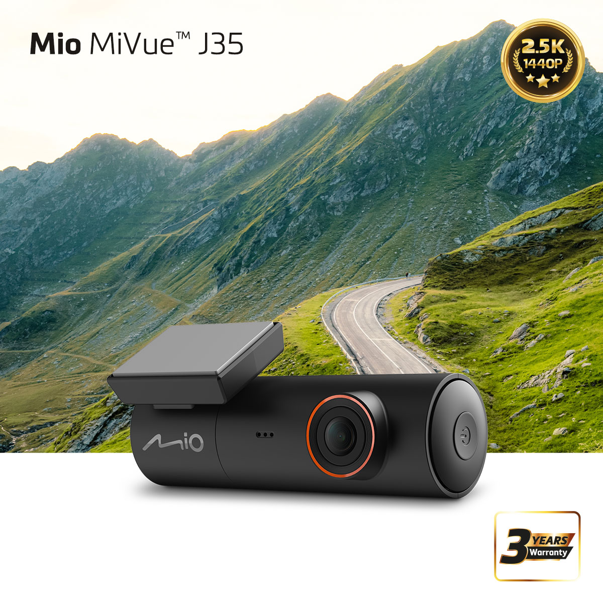 Mio | Wi-Fi OTA and GPS Dash Cam | MiVue J35 | GPS (satellite)