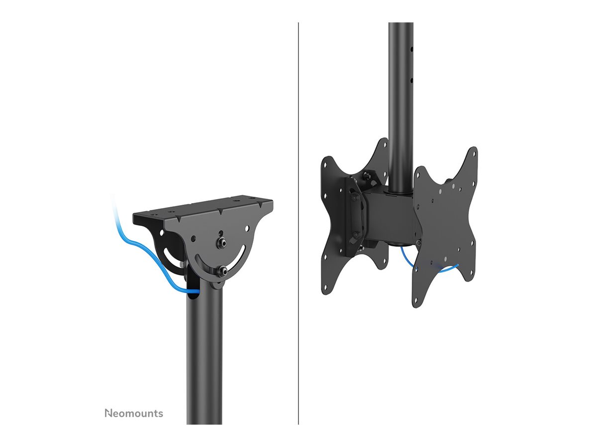 Neomounts CL35-340BL22 Dual Monitor/TV Mount Ceiling | Adjustable Height, Rotate, Tilt, Swivel | 23-42 " | Maximum weight (capacity) 45 kg | Black - Image 17