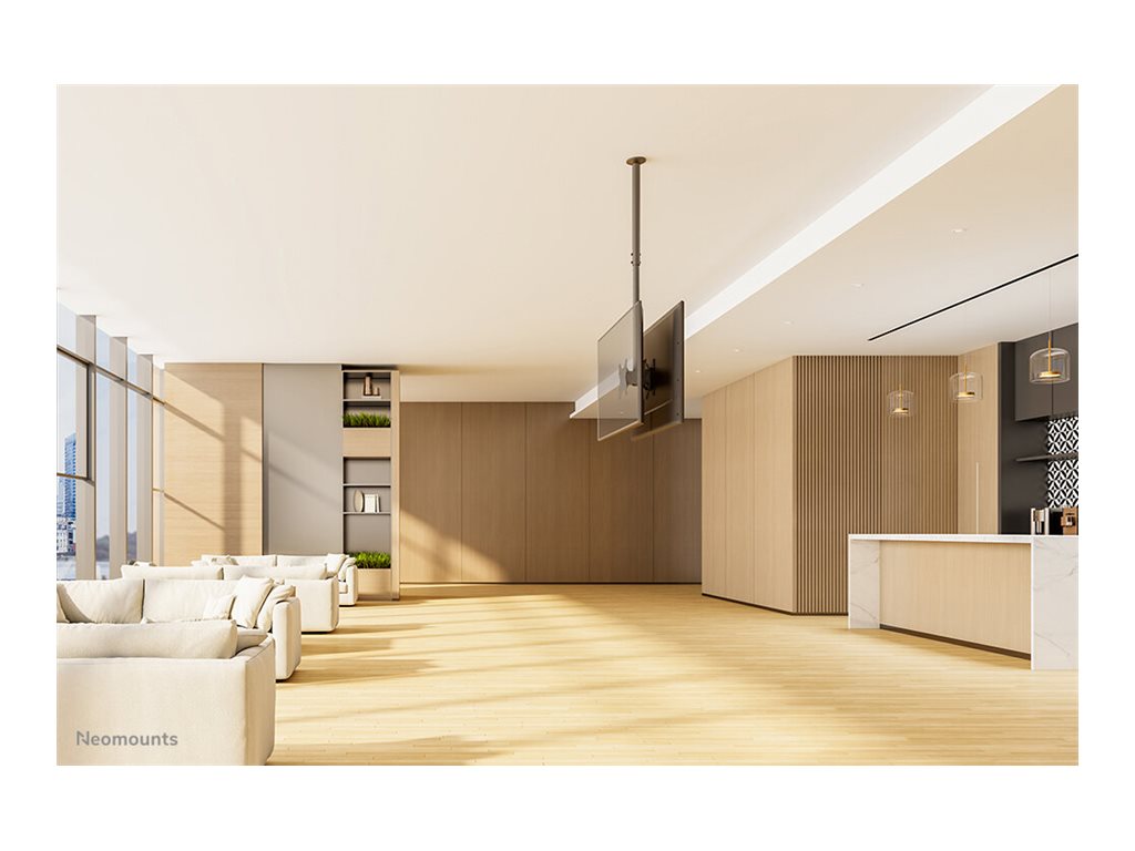 Neomounts CL35-340BL22 Dual Monitor/TV Mount Ceiling | Adjustable Height, Rotate, Tilt, Swivel | 23-42 " | Maximum weight (capacity) 45 kg | Black - Image 32