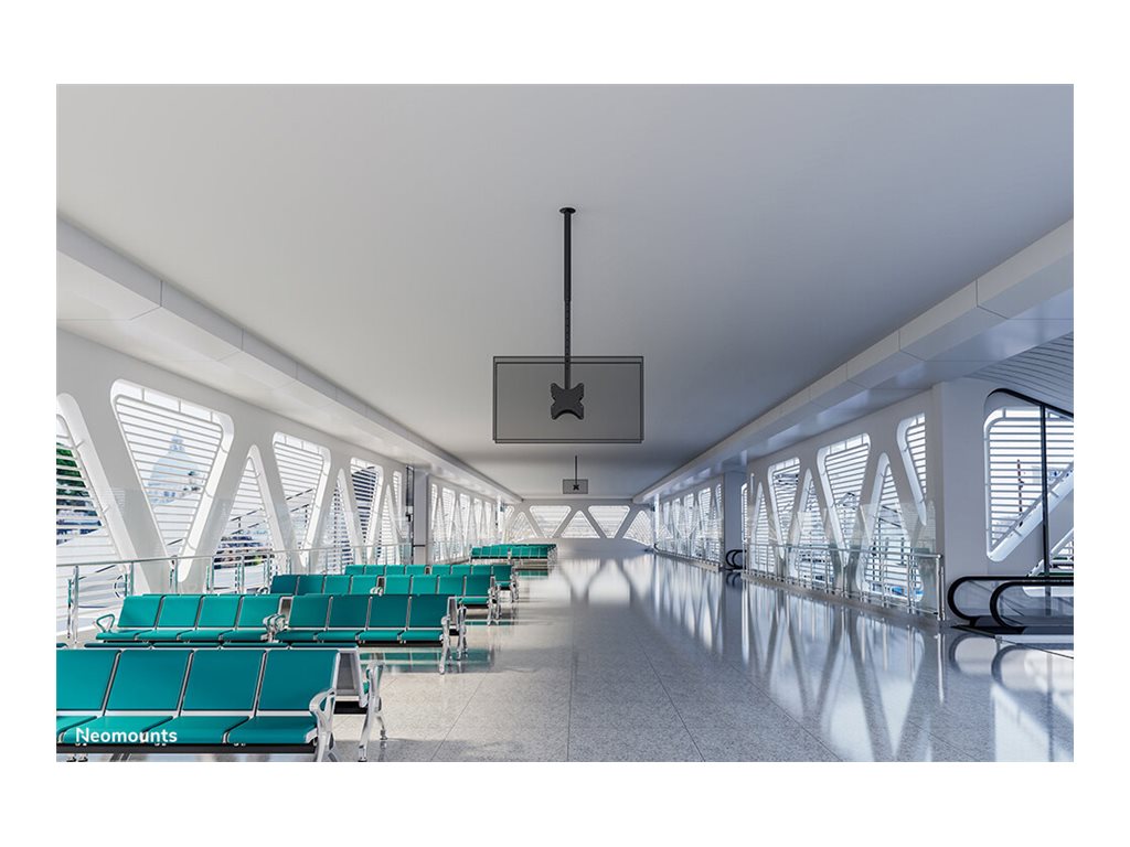 Neomounts CL35-340BL22 Dual Monitor/TV Mount Ceiling | Adjustable Height, Rotate, Tilt, Swivel | 23-42 " | Maximum weight (capacity) 45 kg | Black - Image 34