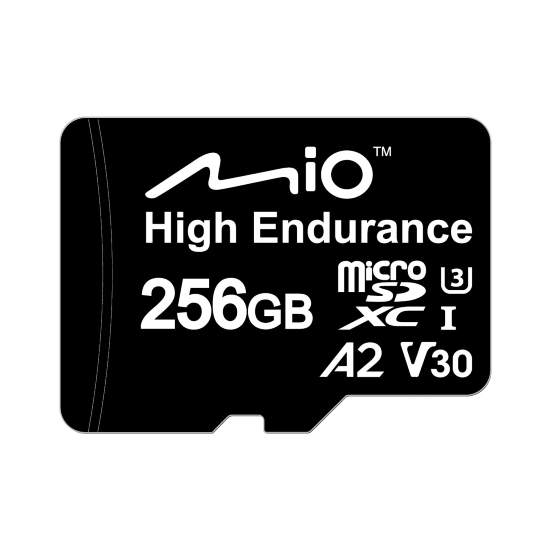 Mio High-Endurance | 256 GB | MicroSD | Flash memory class UHS-I