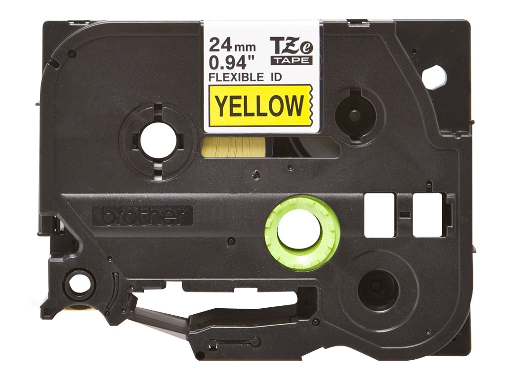 Brother | TZe-FX651 Flexible ID Laminated Tape | Black on Yellow | TZe | 8 m | 2.4 cm - Image 9