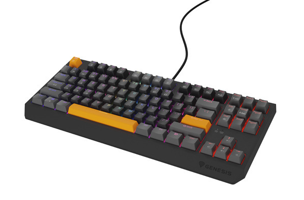 Genesis THOR 230 | Mechanical Gaming Keyboard | Wired | US | Anchor Gray Positive | USB Type-A | Outemu Red