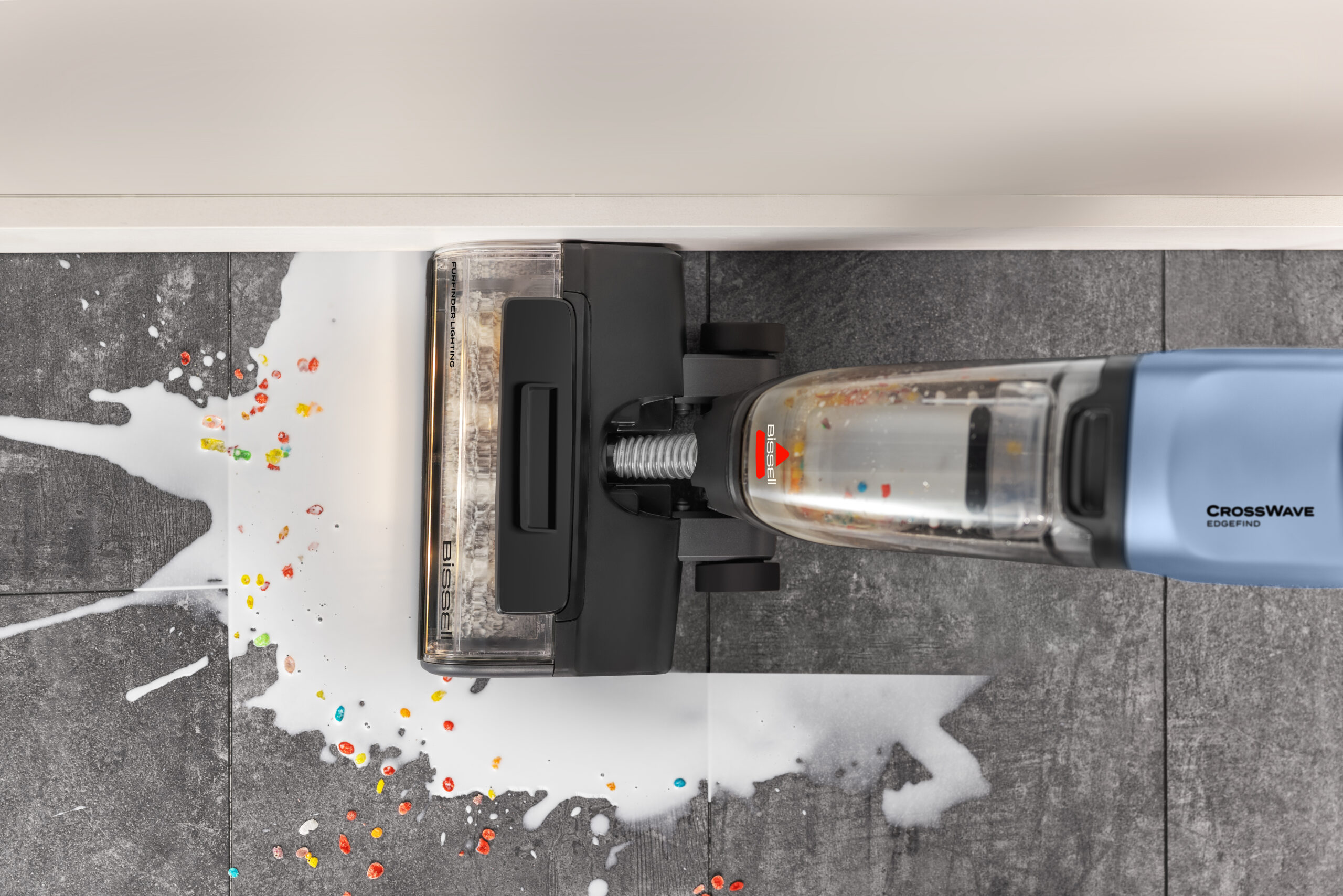 Bissell Vacuum Cleaner | CrossWave EdgeFind Select All-in-one Multi-surface | Corded operating | Washing function | 290-340 W | Black/Lake Blue/Silver - Image 5