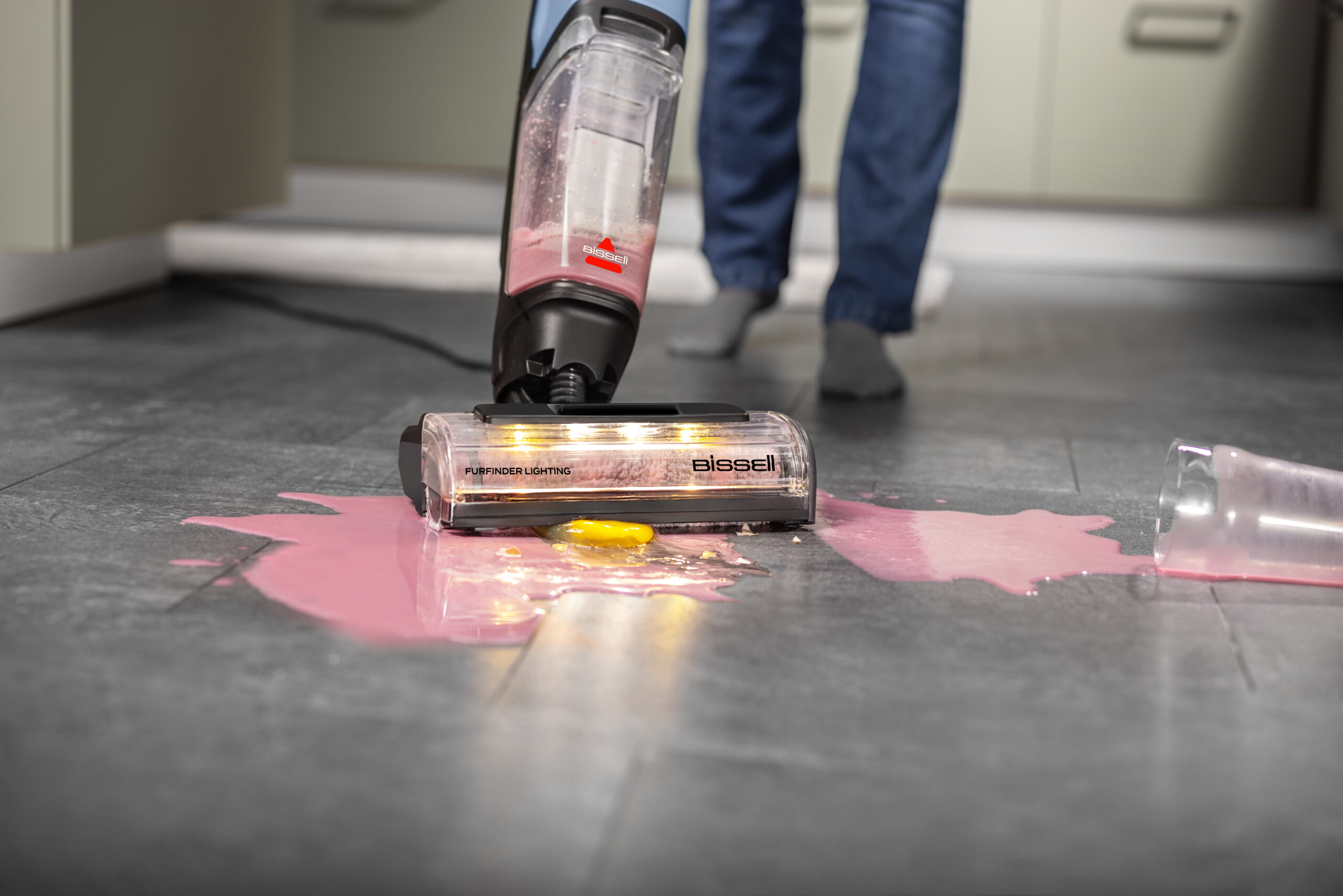 Bissell Vacuum Cleaner | CrossWave EdgeFind Select All-in-one Multi-surface | Corded operating | Washing function | 290-340 W | Black/Lake Blue/Silver - Image 7