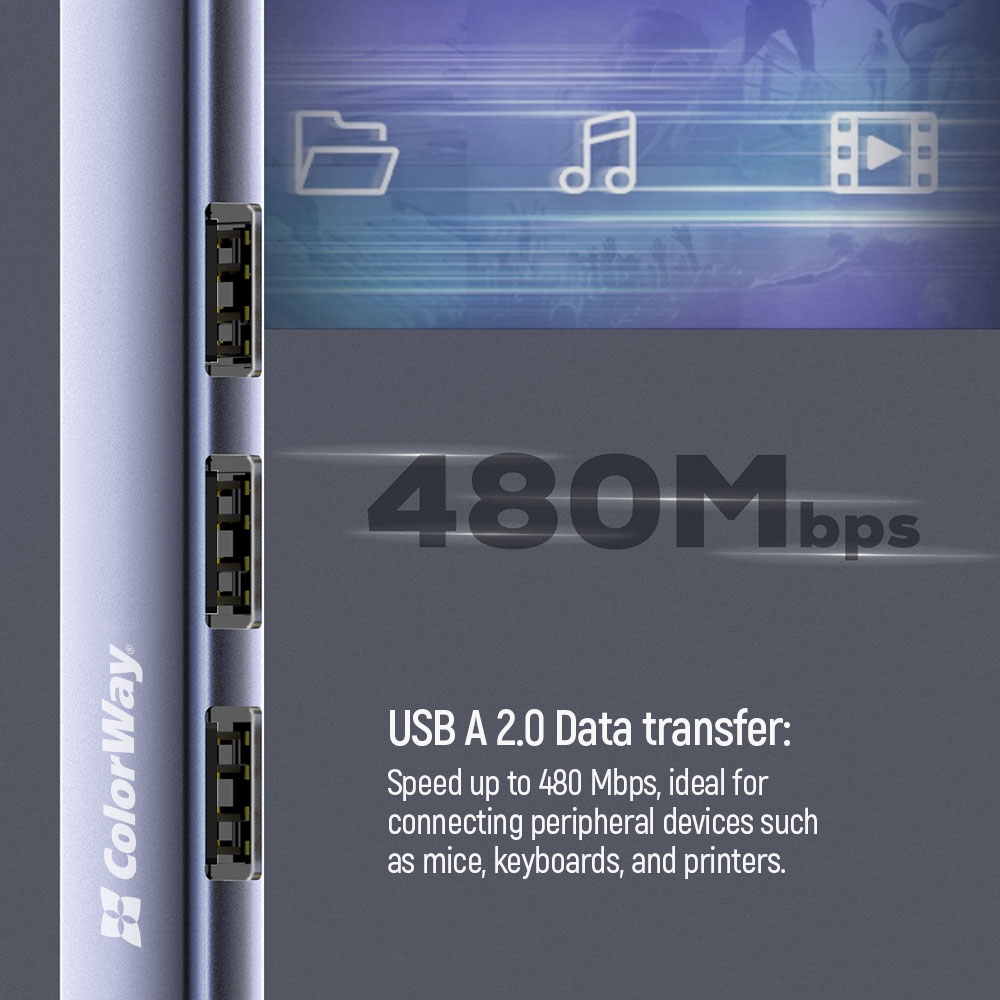 ColorWay 4-in-1 Docking Station | CW-HUB04 - Image 11