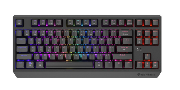 Genesis | THOR 230 | Mechanical Gaming Keyboard | Wireless | US | Black | 2.4 GHz, Bluetooth, USB | Outemu Panda - Image 3