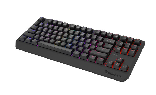 Genesis THOR 230 | Mechanical Gaming Keyboard | Wireless | US | Black | 2.4 GHz, Bluetooth, USB | Outemu Red