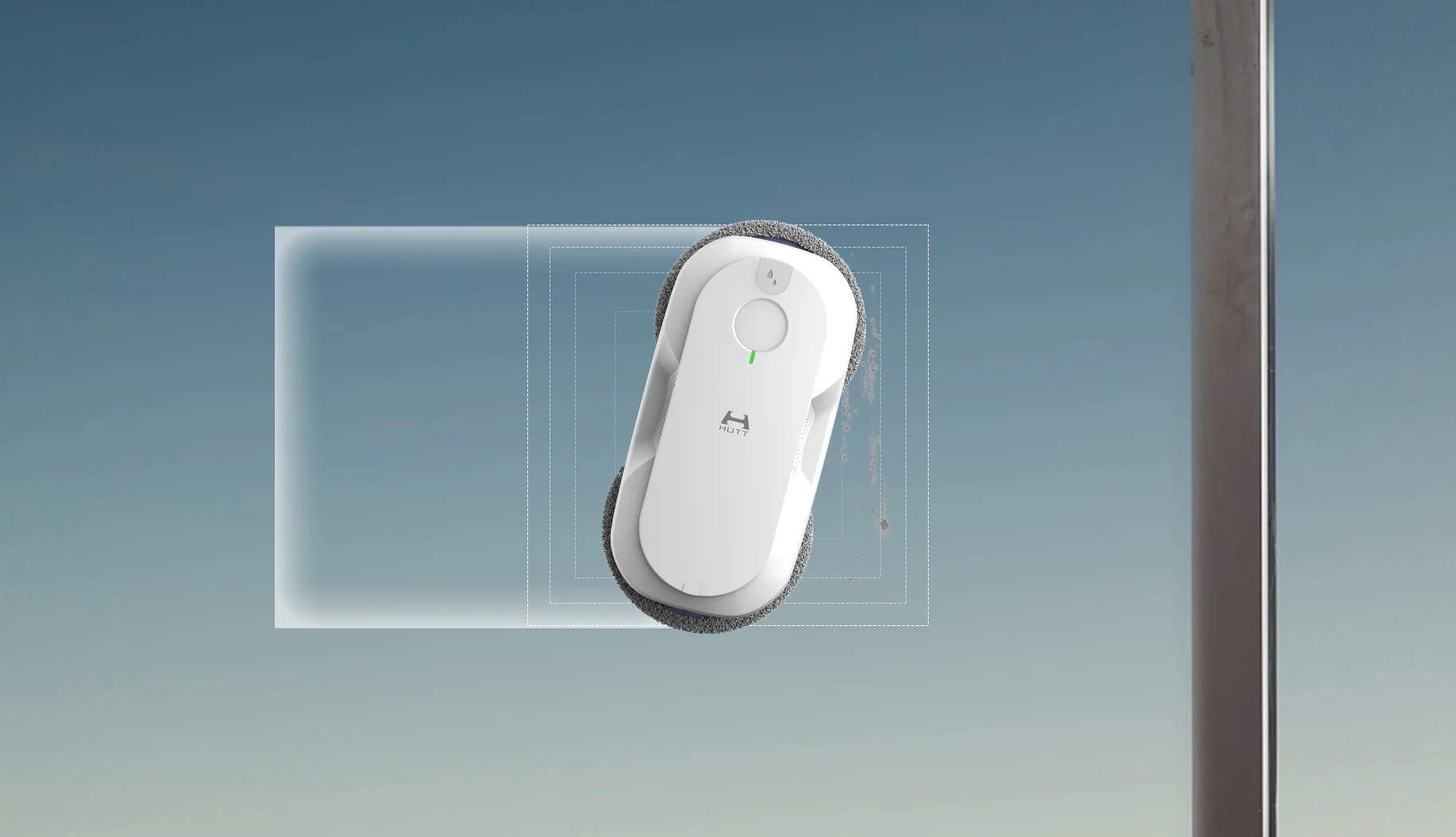 HUTT Windows Cleaning Robot | DDC56 | Corded | 3000 Pa | White - Image 4