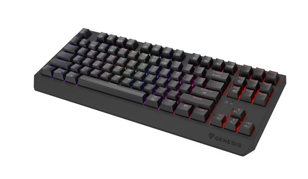 Genesis | THOR 230 | Mechanical Gaming Keyboard | Wireless | US | Black | 2.4 GHz, Bluetooth, USB | Outemu Silent Lemon