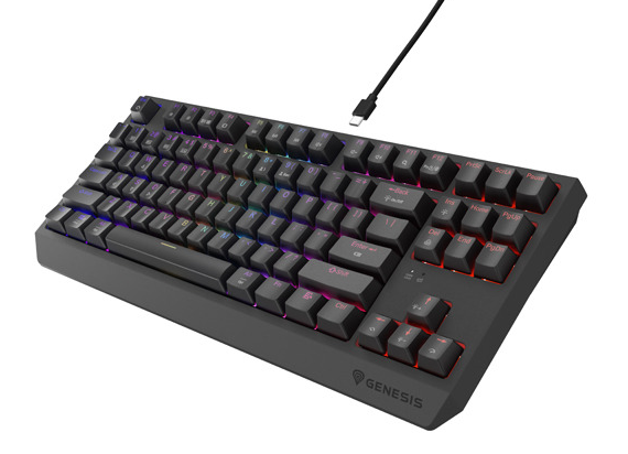 Genesis | THOR 230 | Mechanical Gaming Keyboard | Wireless | US | Black | 2.4 GHz, Bluetooth, USB | Outemu Silent Lemon - Image 5