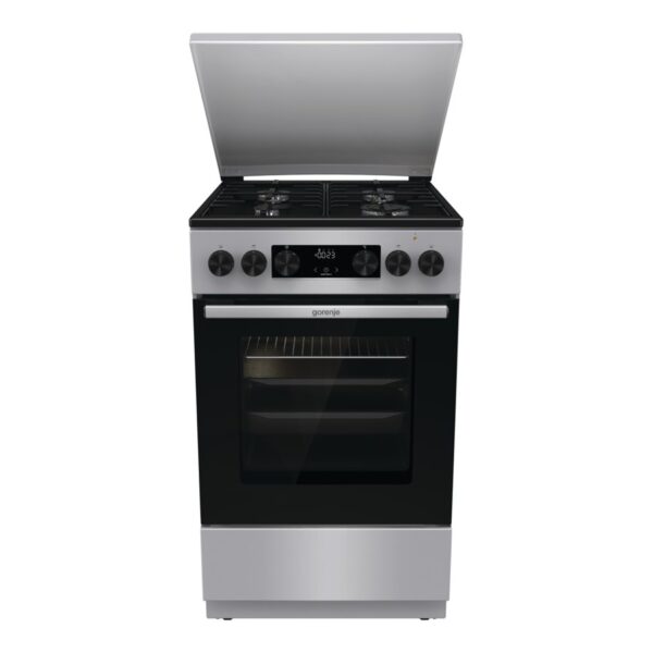 Gorenje Cooker | GK5C42SH | Hob type Gas | Oven type Electric | Grey | Width 50 cm | Depth 59.4 cm | 70 L