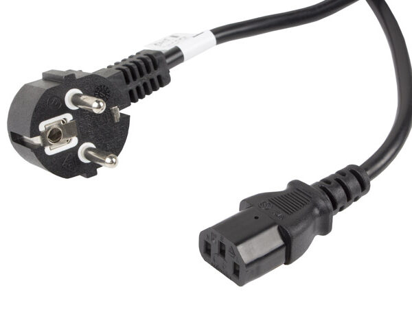 Lanberg | CEE 7/7 to IEC 320 C13 Power Cord | CA-C13C-11CC-0100-BK