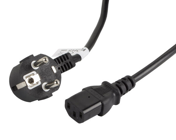 Lanberg | CEE 7/7 to IEC 320 C13 Power Cord | CA-C13C-11CC-0030-BK