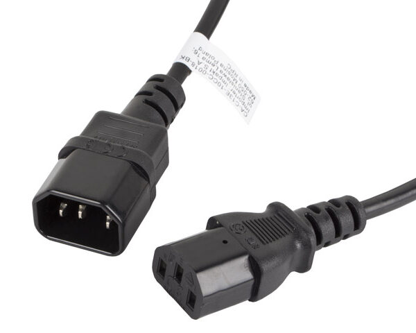 Lanberg | IEC 320 C13 to C14 Cable | CA-C13E-10CC-0018-BK