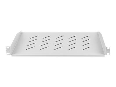 Lanberg 19" fixed shelf 1U/483x315mm, max load capacity up to 25kg | AK-1008-S | Grey