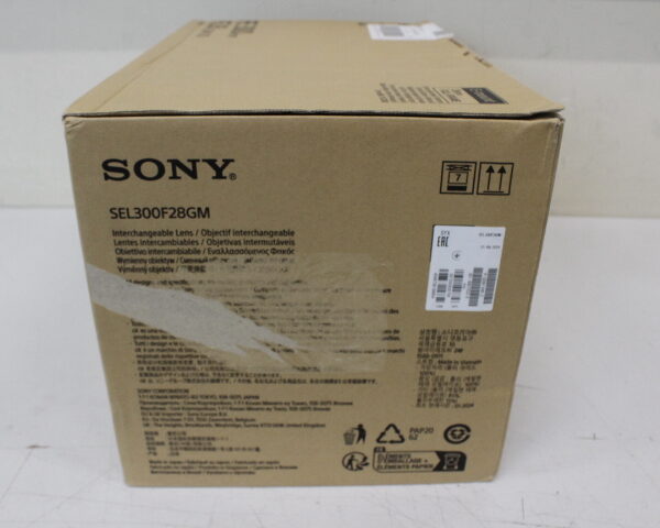 SALE OUT. SALE OUT. Sony | SEL300F28GM FE 300MM F2.8 GM OSS | DAMAGED PACKAGING