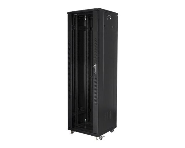 Lanberg | Rack cabinet 19" free-standing 42U/600x600 (flat pack) | FF01-6642-12B | Black