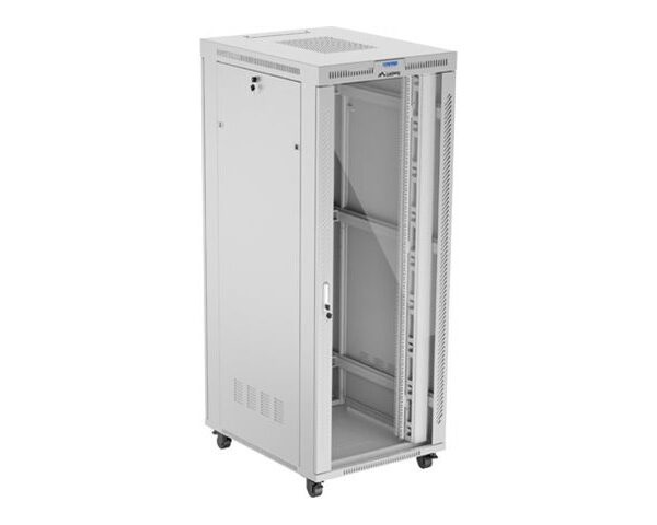 Lanberg | Rack cabinet 19" free-standing 42U/800x1000 (flat pack) with glass door, LCD | FF01-8042-12SL | Grey