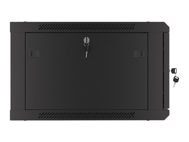 Lanberg | Rack cabinet 19" wall-mount 6U/600x600 for self-assembly with metal door (flat pack) | WF01-6606-00B | Black - Image 11