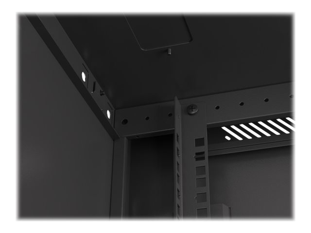Lanberg | Rack cabinet 19" wall-mount 6U/600x600 for self-assembly with metal door (flat pack) | WF01-6606-00B | Black - Image 13