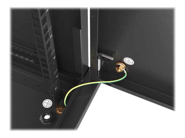 Lanberg | Rack cabinet 19" wall-mount 6U/600x600 for self-assembly with metal door (flat pack) | WF01-6606-00B | Black - Image 14