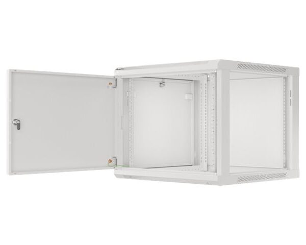 Lanberg | Rack cabinet 19" wall-mount 9U/600x600 (flat pack) for self-assembly with metal door | WF01-6609-00S | Grey