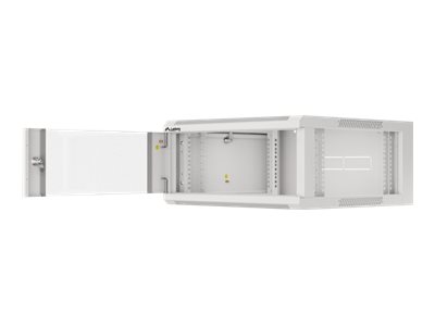 Lanberg | Rack cabinet 19" wall-mounted 4U 600 fast assembly (flat pack) | WFFA-5604-10S | Grey