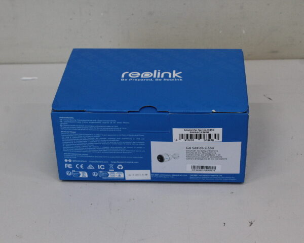 SALE OUT. Reolink Go Series G330 2K 4MP 4G LTE Wireless Battery Camera with Person/Vehicle Detection, White | Reolink | Camera | Go Series G330 | 24 month(s) | Bullet | 4 MP | Fixed | IP65 | H.265 | Micro SD, Max. 128GB | UNPACKED, SCRATCHES ON FRONT, MISSING PART OF PACKAGING