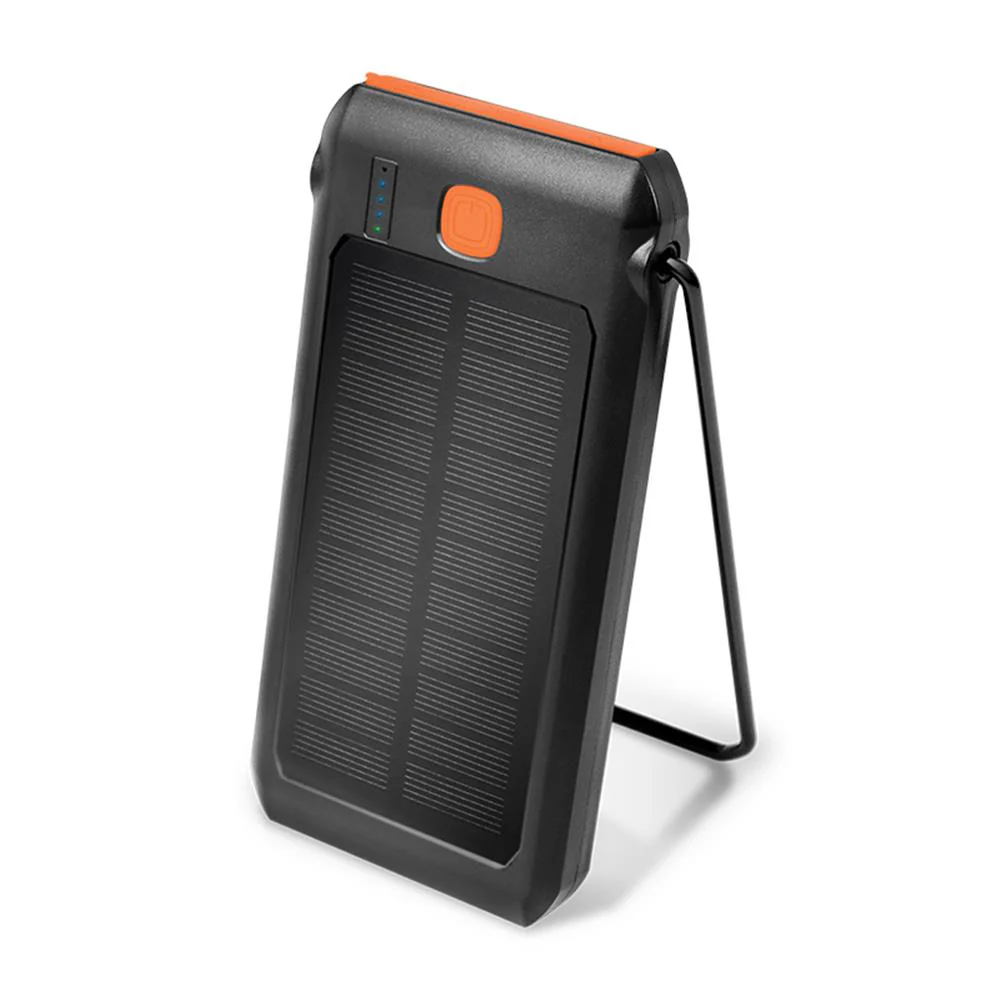 Logilink Solar Powerbank 10000 mAh, Flashlight, 2x USB-A QC & 1x USB-C PD | PA0273