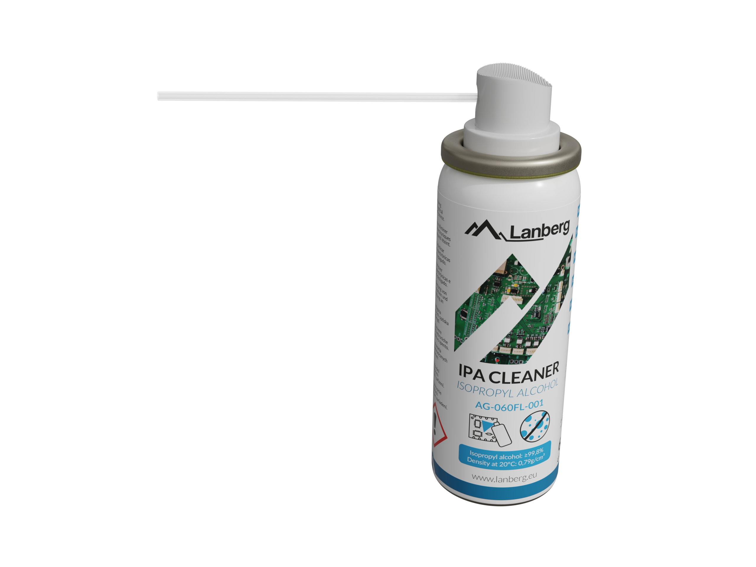 Lanberg Isopropyl Alcohol IPA 99.8% | AG-060FL-001 | 60 ml - Image 4