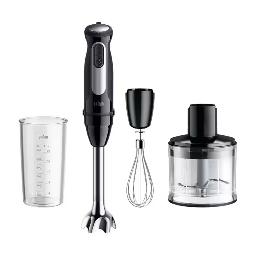 Braun Hand Blender | MQ55236M MultiQuick 5 Pro | Hand Blender | 750 W | Number of speeds 25 | Turbo mode | Black