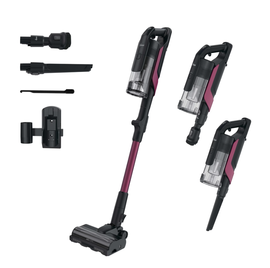Hoover Vacuum cleaner | HF610HX 011 | Cordless operating | Handstick | 650 W | 21.6 V | Operating time (max) 100 min | Magenta