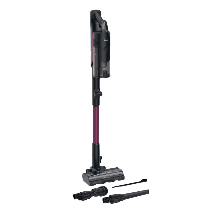 Hoover Vacuum cleaner | HF610HX 011 | Cordless operating | Handstick | 650 W | 21.6 V | Operating time (max) 100 min | Magenta - Image 3